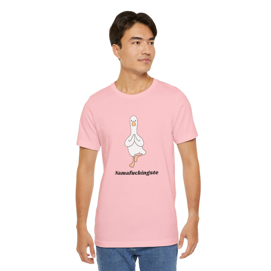 Goose Yoga Tee — "Namafuckingste" Funny Meditation T-Shirt