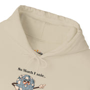 Retro Hoodie "Too Much Panic, Not Enough Disco" Hooded Sweatshirt