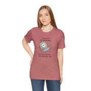 Graphic T‑Shirt — 'I Knew Who I Was This Morning'  Wonderland Quote Tee