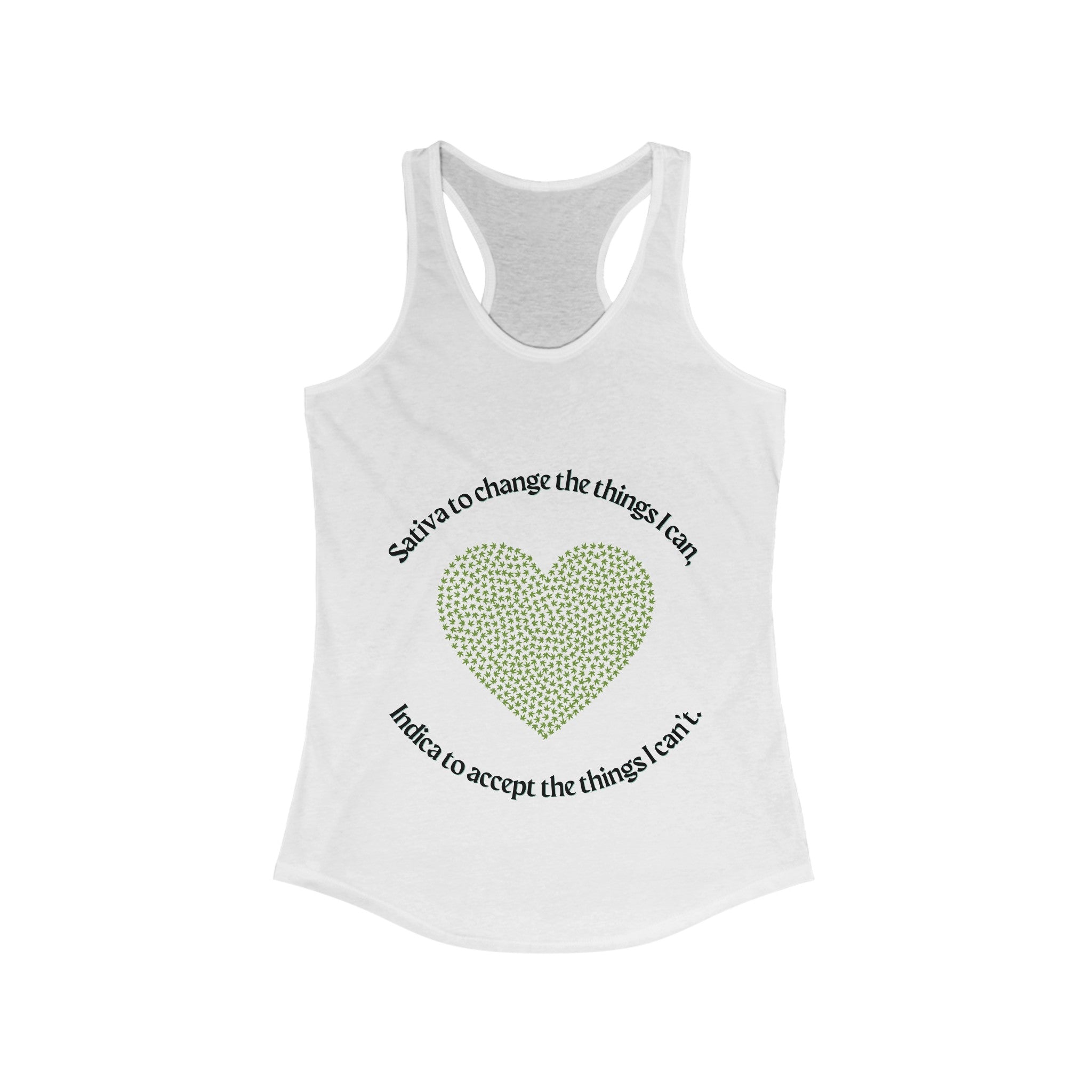 420 Serenity Prayer - Women's Ideal Racerback Tank