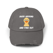 Baseball Hat "Duck Around and Find Out" Distressed Cap
