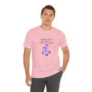 Graphic Tee - "Grippy Socks Vacation" Mental Health Awareness T-Shirt