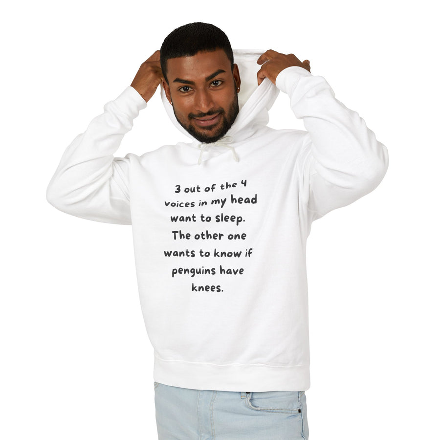 Voices - Unisex Lightweight Hooded Sweatshirt