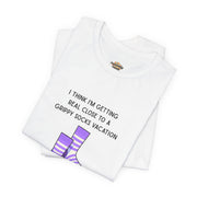 Graphic Tee - "Grippy Socks Vacation" Mental Health Awareness T-Shirt