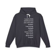 Adulthood - Unisex Lightweight Hooded Sweatshirt