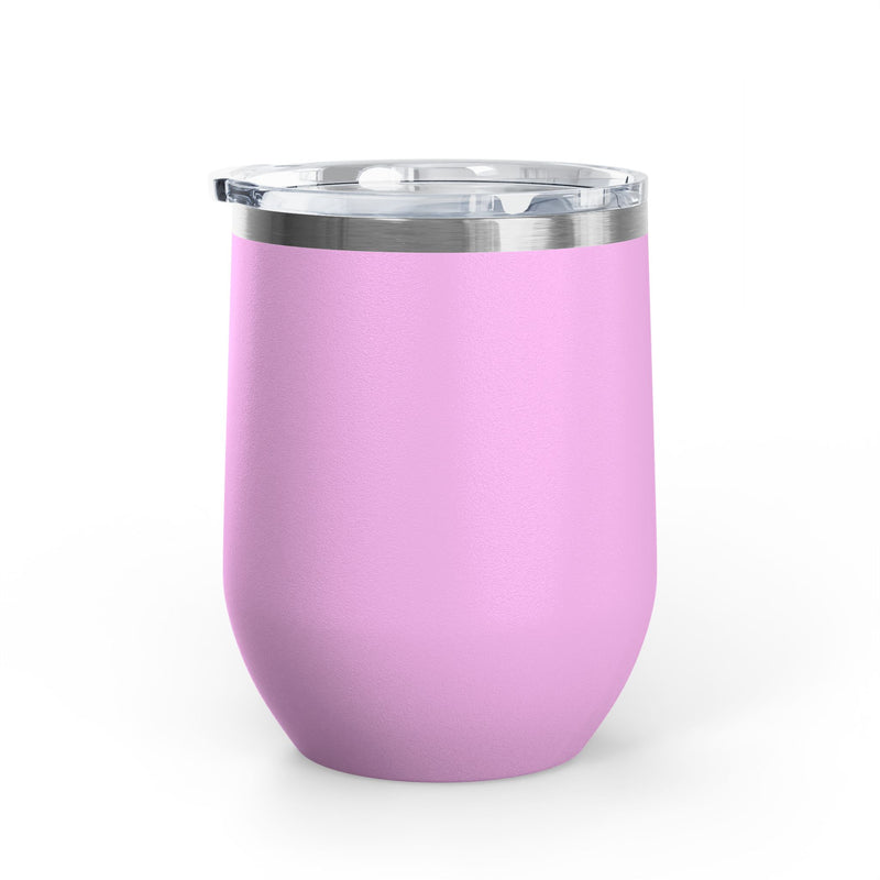 "Currently Uninstalling Anxiety" Sloth Insulated Wine Tumbler - Stainless Steel 12oz