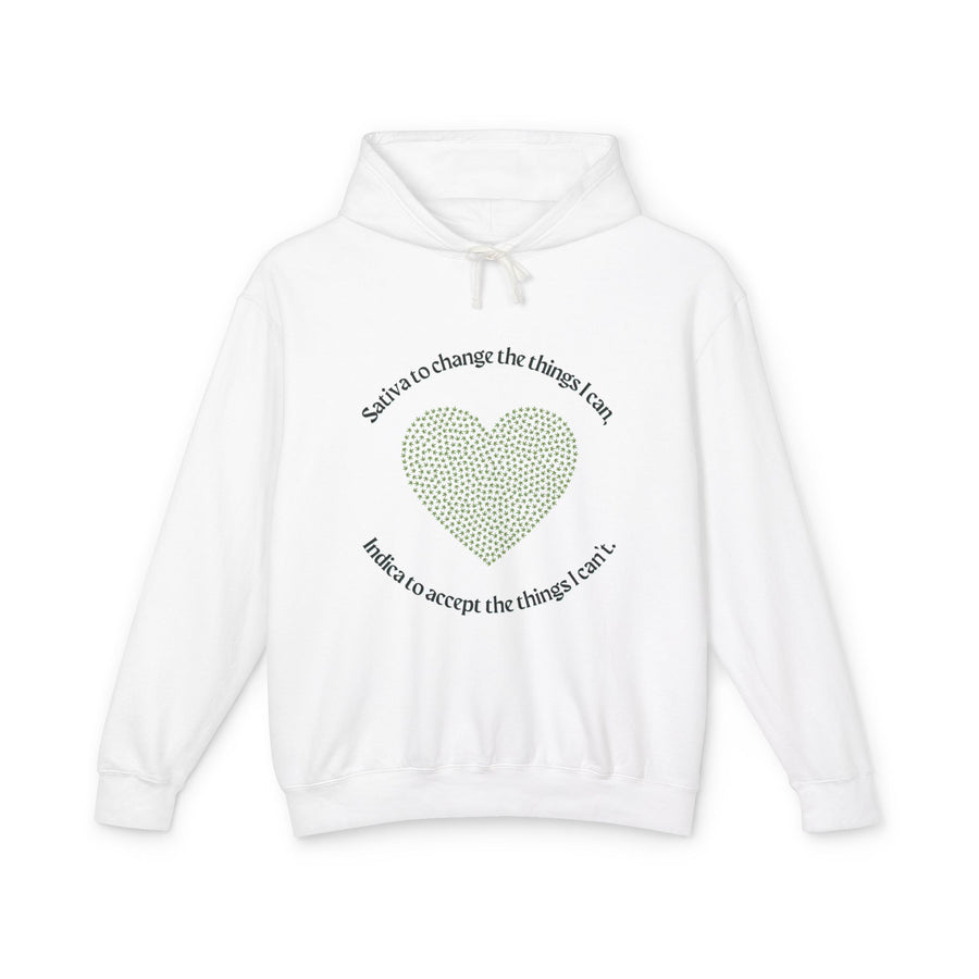 420 Serenity Prayer - Unisex Lightweight Hooded Sweatshirt