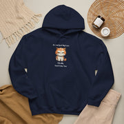 Sassy Cat Hoodie — It's Not Just My Face Graphic Hooded Sweatshirt