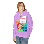 Return Policy On A Man - Unisex Lightweight Hooded Sweatshirt