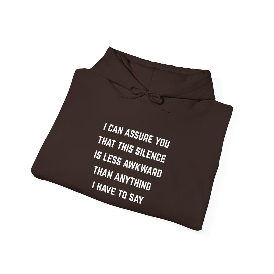 'Awkward Silence' Hoodie - Unisex Heavy Blend™ Hooded Sweatshirt