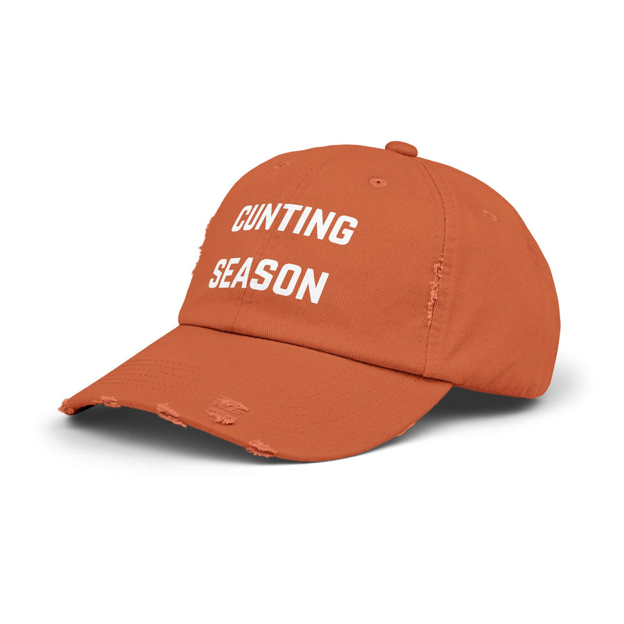 "Cunting Season" Distressed Cap