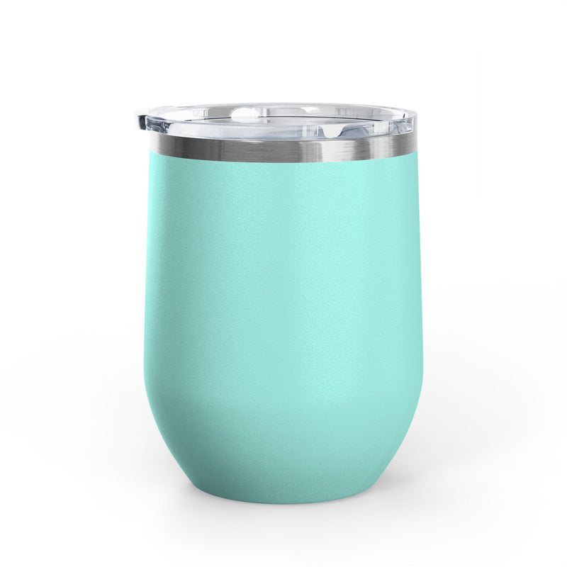 "Dead Inside" Floral Skull Wine Tumbler - Stainless Steel Insulated Outdoor Wine Cup - Pairs Perfectly with Patio for Day Drinking