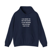 'Awkward Silence' Hoodie - Unisex Heavy Blend™ Hooded Sweatshirt