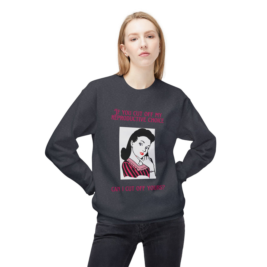 Reproductive Rights - Unisex Midweight Softstyle Fleece Crewneck Sweatshirt