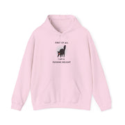 Sassy Cat Hoodie — "...I Am A Fucking Delight!" Graphic Hooded Sweatshirt