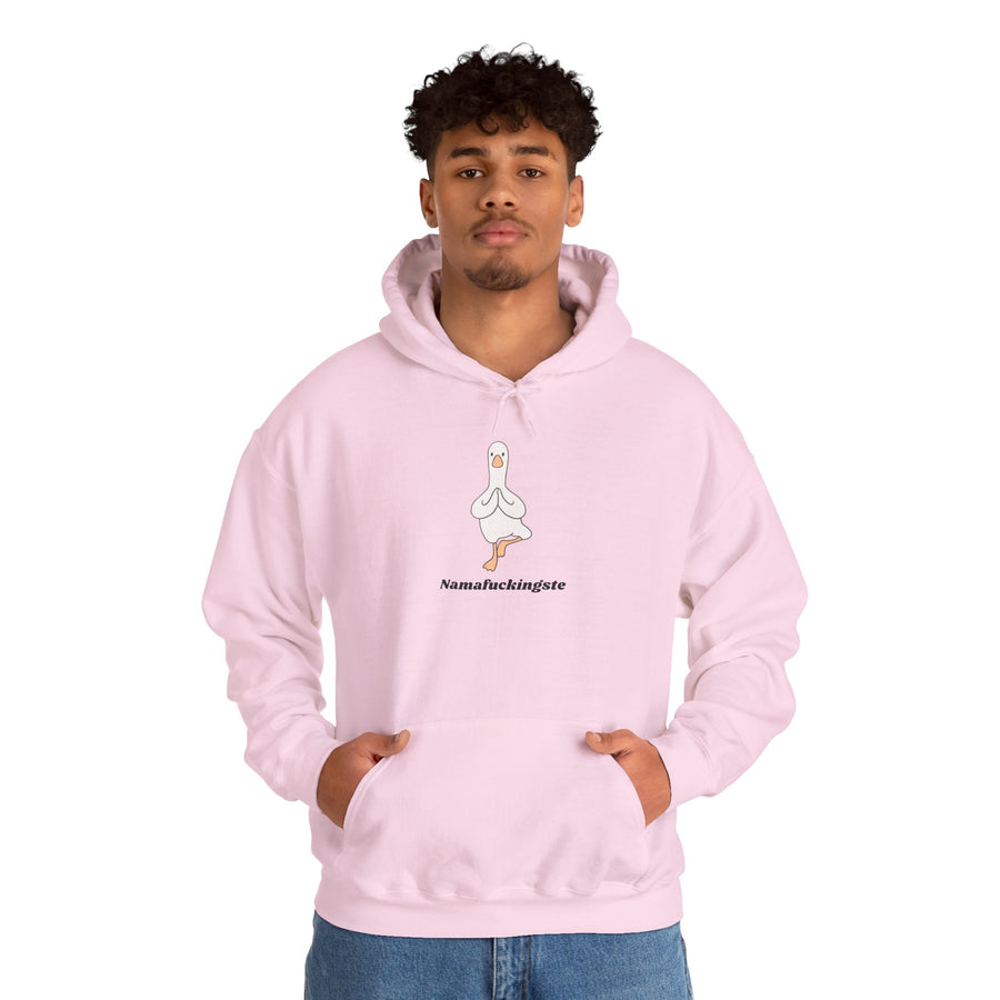 Yoga Goose Hoodie — Namafuckingste Graphic Hooded Sweatshirt