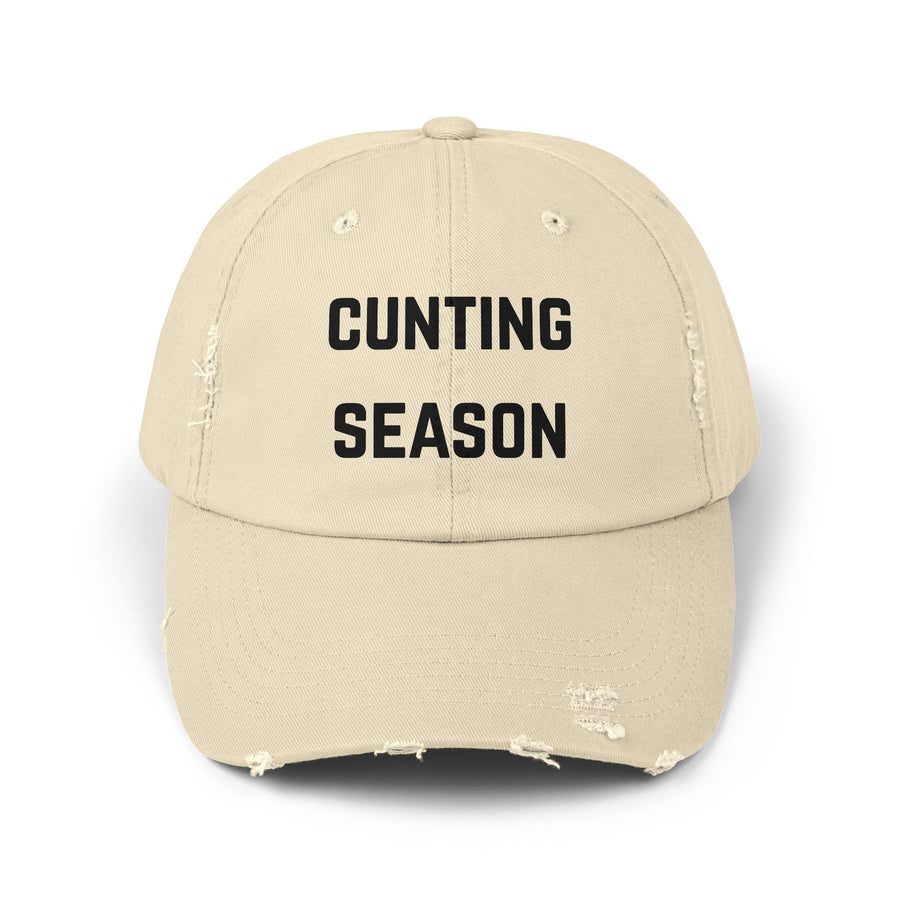 "Cunting Season" Distressed Cap