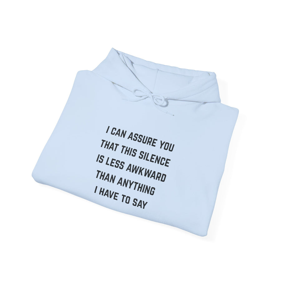 'Awkward Silence' Hoodie - Unisex Heavy Blend™ Hooded Sweatshirt