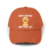 Baseball Hat "Duck Around and Find Out" Distressed Cap