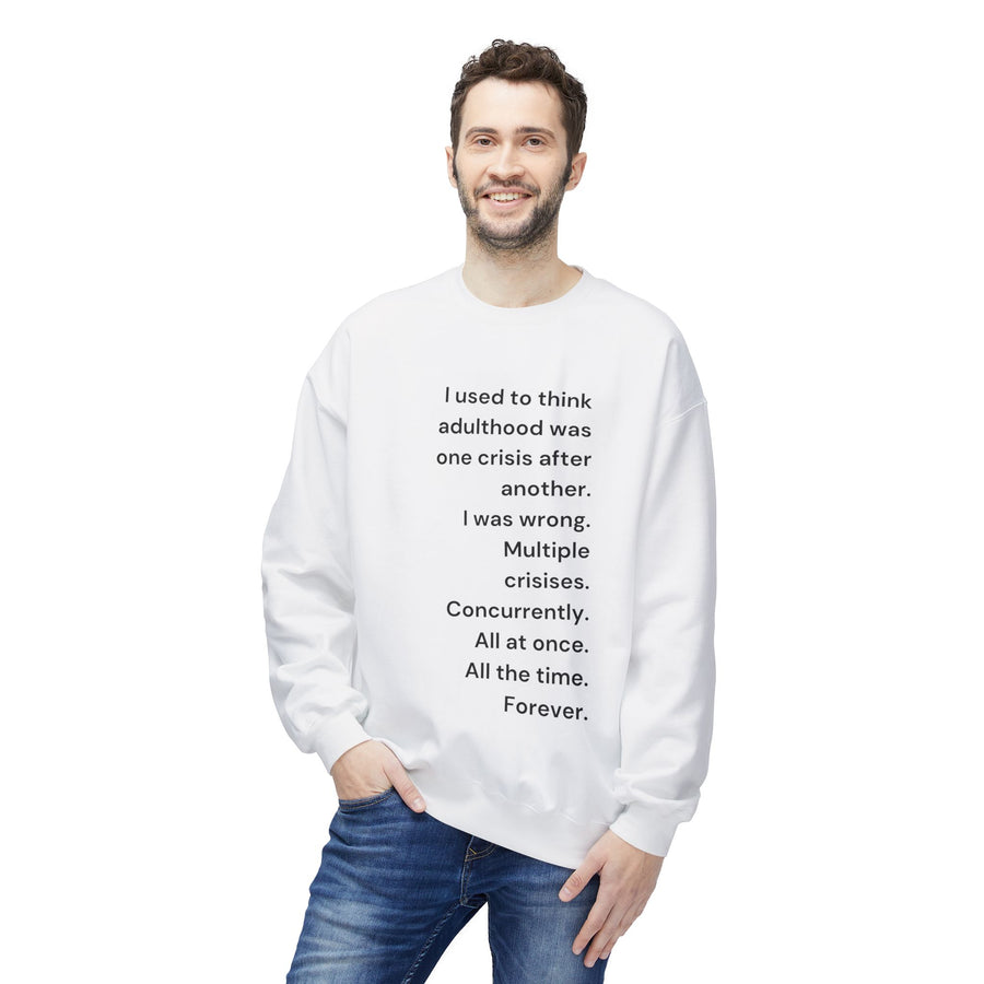 Adulthood - Unisex Midweight Softstyle Fleece Crewneck Sweatshirt