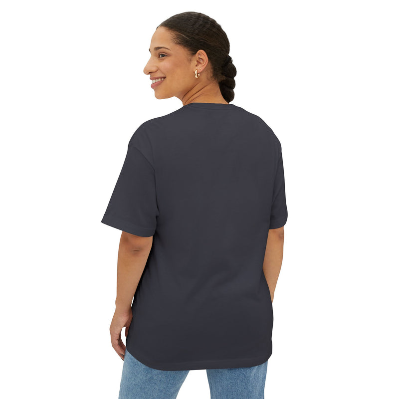Graphic Boxy Tee — "serve cunt. don't be one." Minimalist Text Statement Shirt