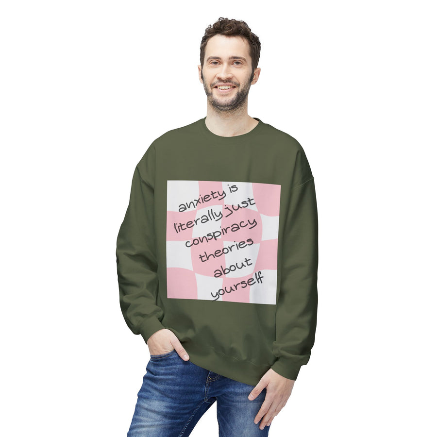 Anxiety Is - Unisex Midweight Softstyle Fleece Crewneck Sweatshirt