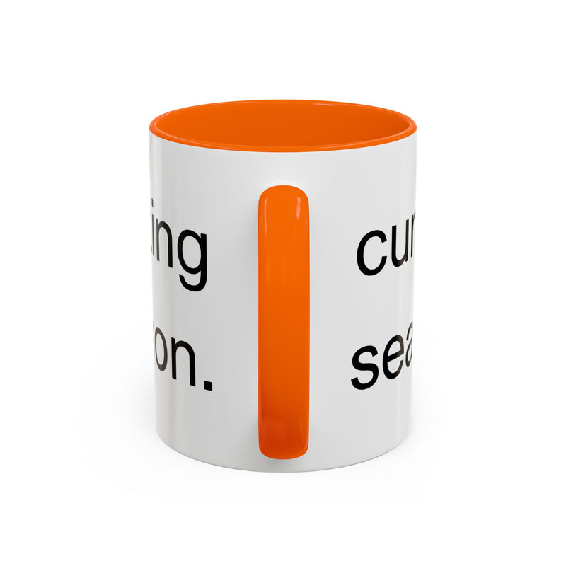 Coffee or Tea Mug — "Cunting Season." Bold Statement Minimalist Accent Mug