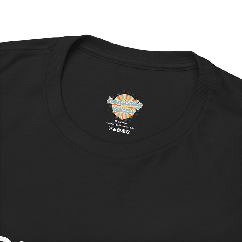 Provocative Graphic Tee — "cunting season." Minimalist Text Statement T-Shirt