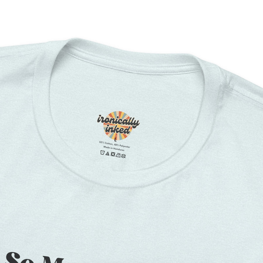 Retro Disco Tee — "So Much Panic... Not Enough Disco" Graphic T-Shirt