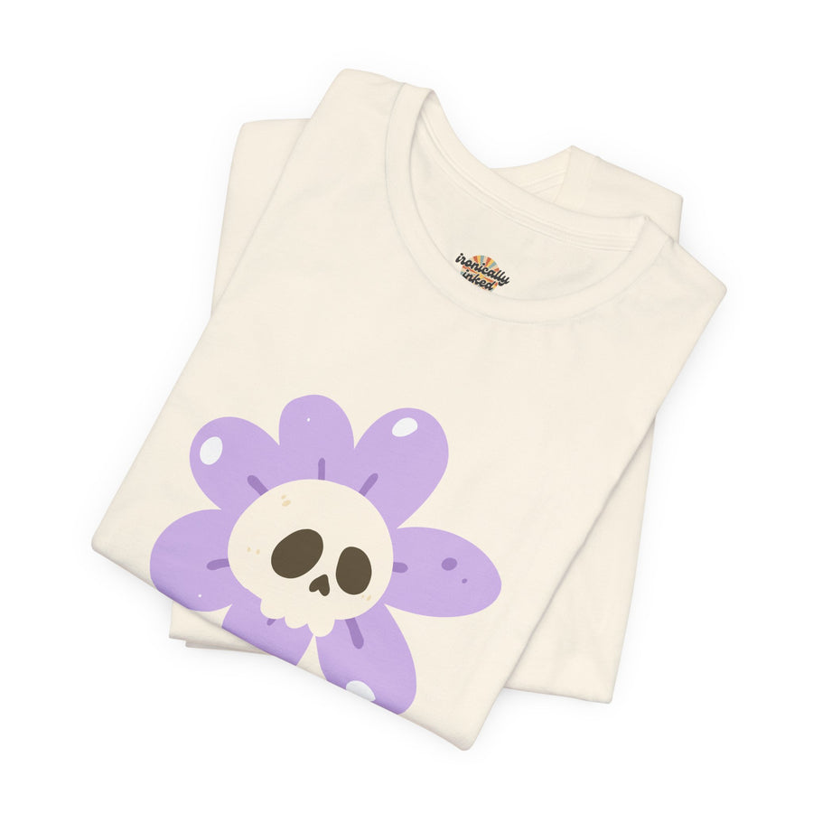 "Dead Inside" Skull Flower Tee — Mental Health Awareness T‑Shirt