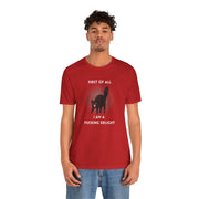 Graphic Tee — "First of All I Am a Fucking Delight" Angry Cat T-Shirt
