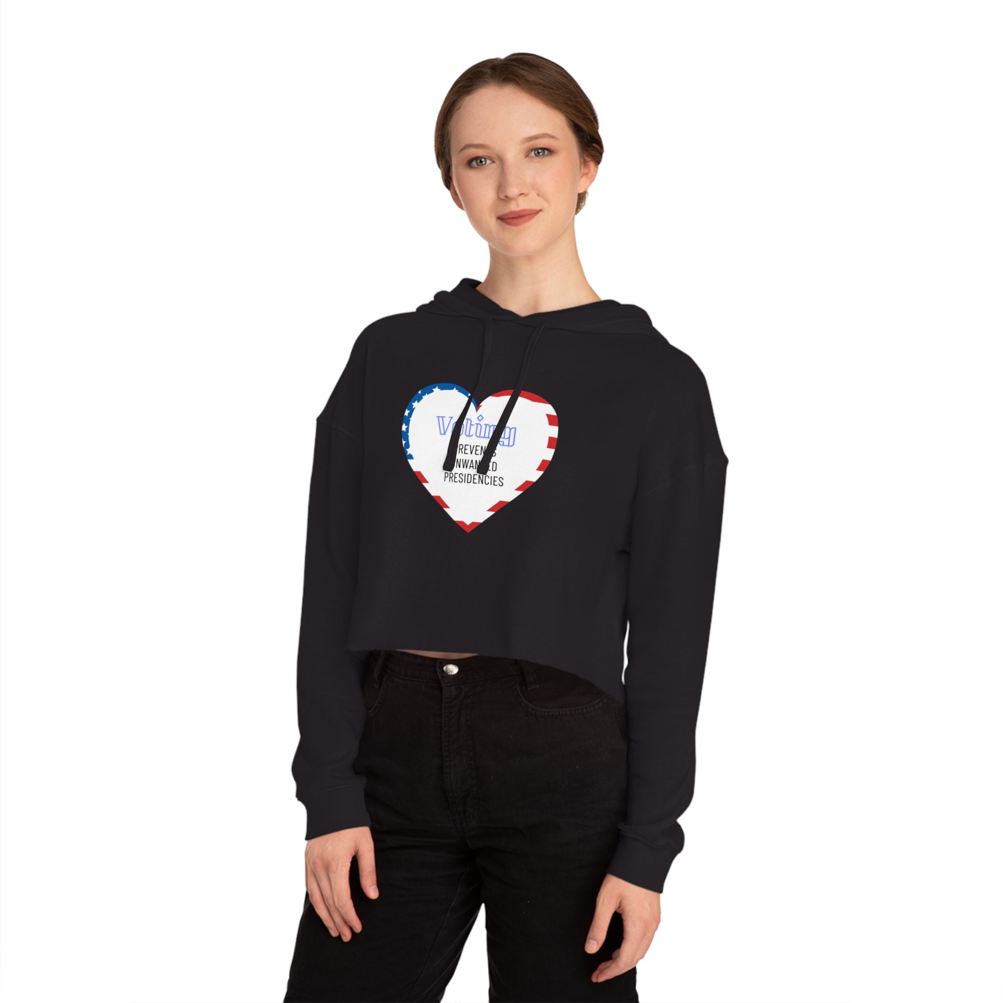 Unwanted Presidencies - Women’s Cropped Hooded Sweatshirt