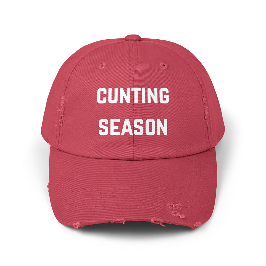 "Cunting Season" Distressed Cap