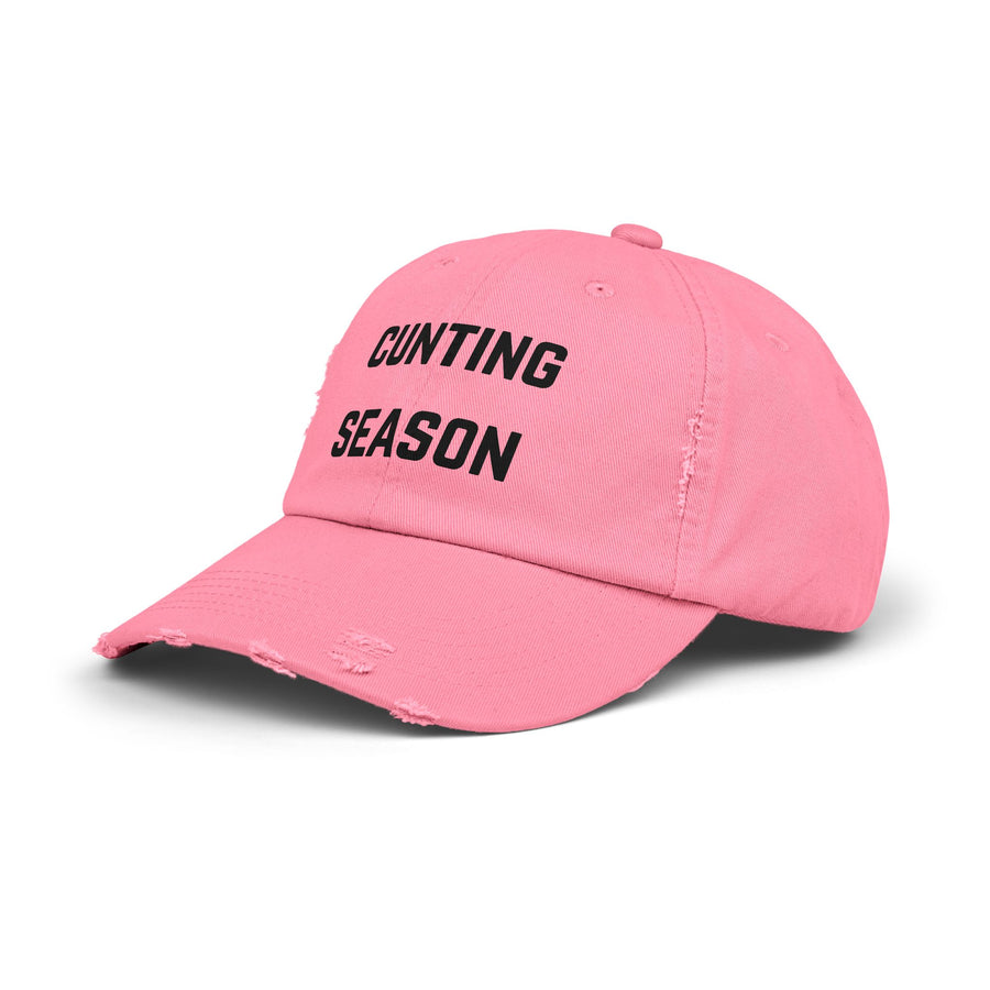 "Cunting Season" Distressed Cap