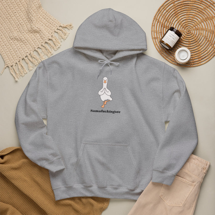 Yoga Goose Hoodie — Namafuckingste Graphic Hooded Sweatshirt