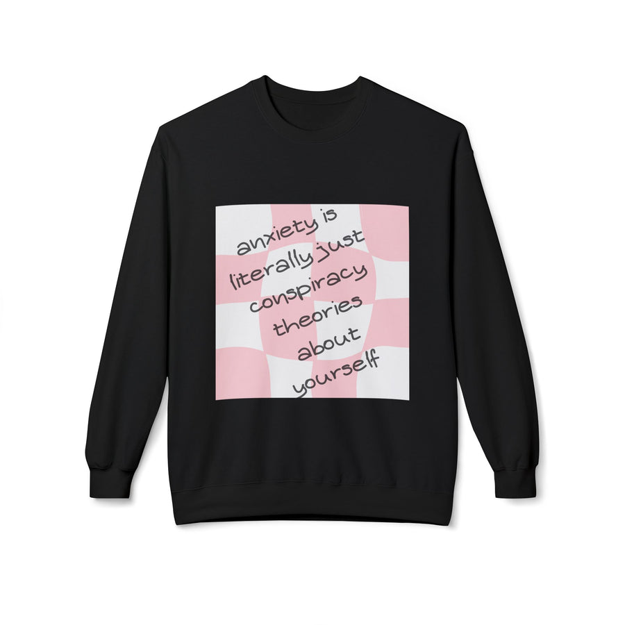 Anxiety Is - Unisex Midweight Softstyle Fleece Crewneck Sweatshirt