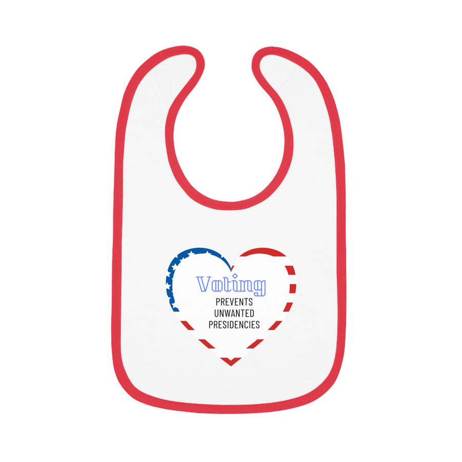 Unwanted Presidencies - Baby Contrast Trim Jersey Bib