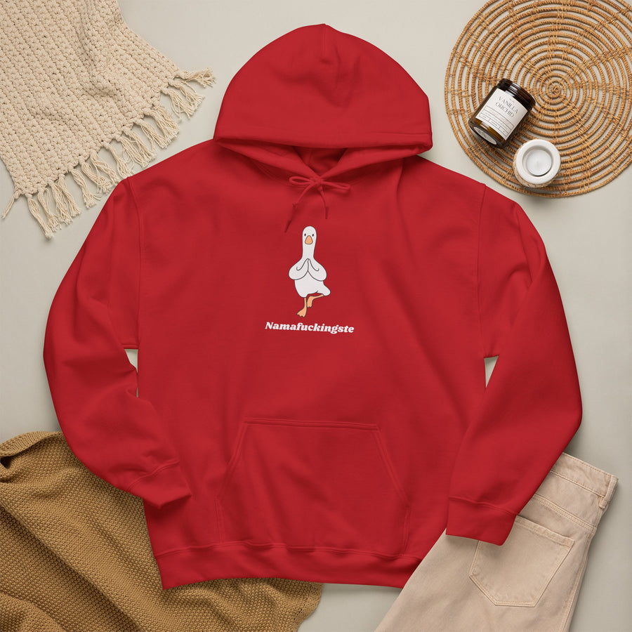 Yoga Goose Hoodie — Namafuckingste Graphic Hooded Sweatshirt