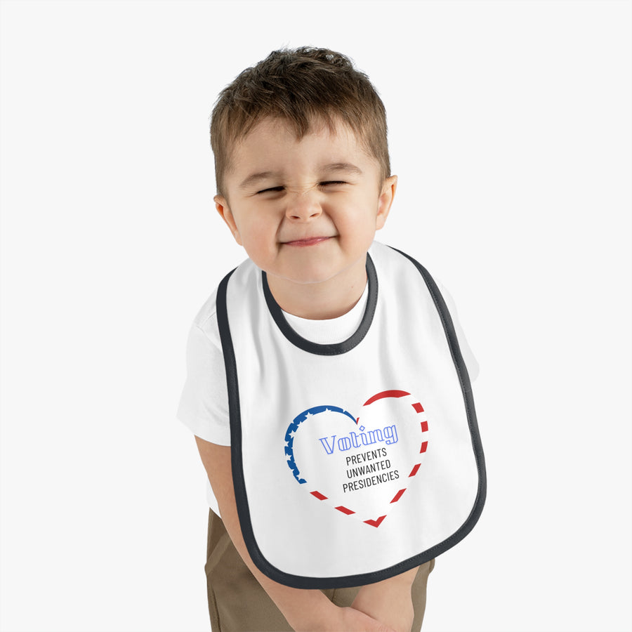 Unwanted Presidencies - Baby Contrast Trim Jersey Bib