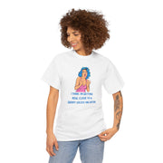 Pop Art Tee - "Grippy Socks Vacation" Mental Health Awareness Graphic T-Shirt