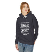 Transfer Menstrual Cramps - Unisex Lightweight Hooded Sweatshirt