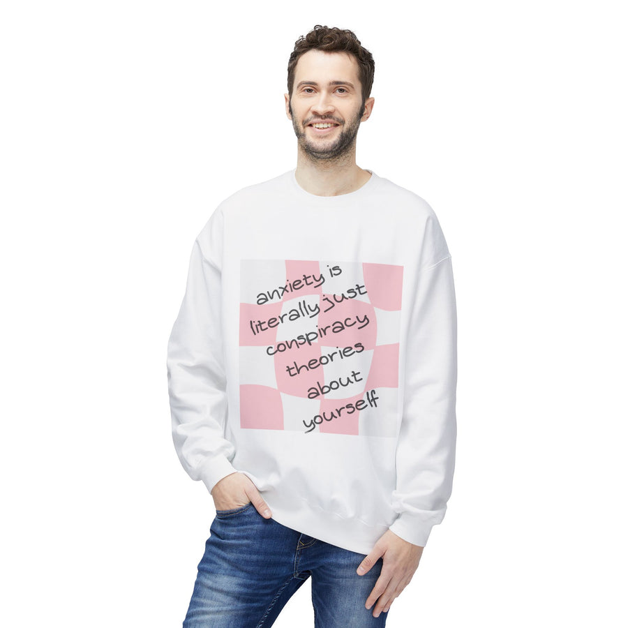 Anxiety Is - Unisex Midweight Softstyle Fleece Crewneck Sweatshirt