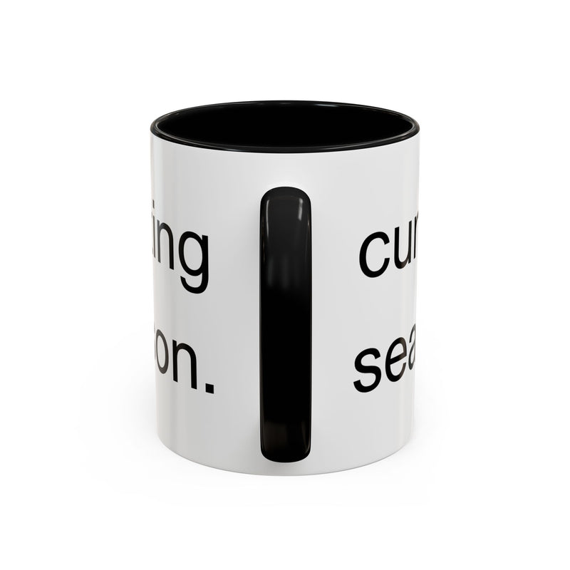 Coffee or Tea Mug — "Cunting Season." Bold Statement Minimalist Accent Mug