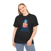 Pop Art Tee - "Grippy Socks Vacation" Mental Health Awareness Graphic T-Shirt
