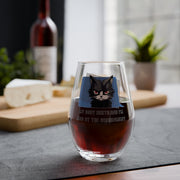 Stemless Wine Glass – My Body Hurts and I'm Mad at the Government Sassy Cat
