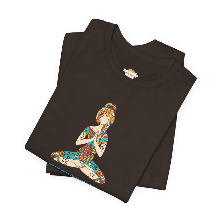 Meditation Tee — "Temporarily Absent for Spiritual Maintenance" Graphic T-Shirt