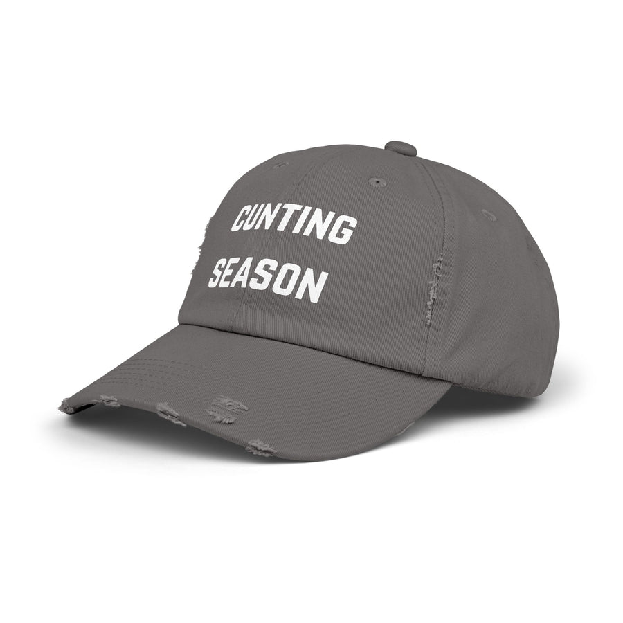 "Cunting Season" Distressed Cap