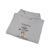 Retro Hoodie "Too Much Panic, Not Enough Disco" Hooded Sweatshirt