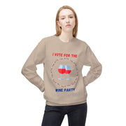 Wine Party - Unisex Midweight Softstyle Fleece Crewneck Sweatshirt