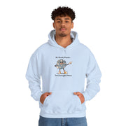 Retro Hoodie "Too Much Panic, Not Enough Disco" Hooded Sweatshirt
